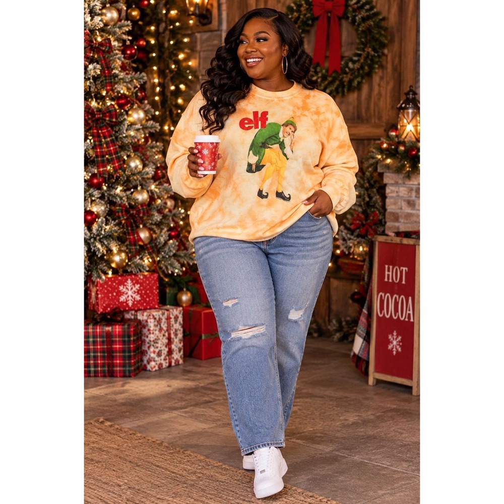 85. Junk Food NWT Elf Buddy Christmas Sweatshirt